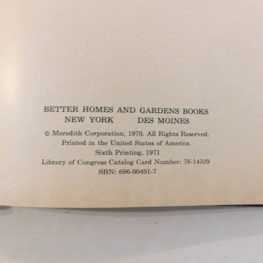 Better Homes and Gardens Fondue and Tabletop Cooking 1971 Vintage HB Cookbook
